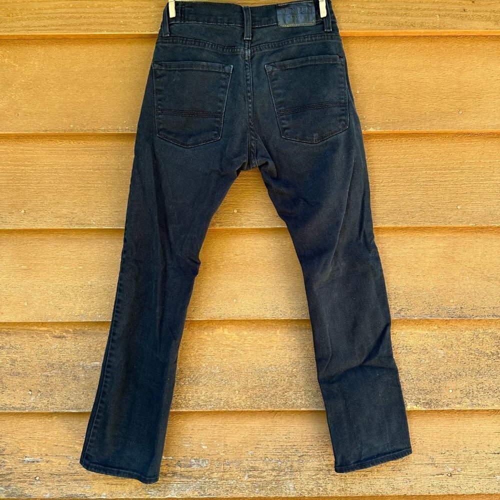 Levi’s Denizen Black Skinny Fit Boys Denim Adjustable Waist Jeans - Picture 8 of 11